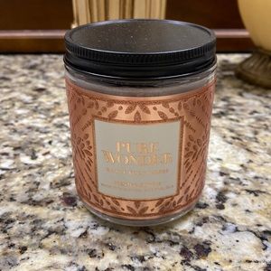 Bath and Body Works Pure Wonder Single Wick Candle
